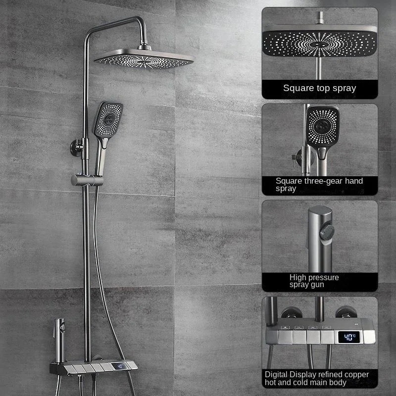colonne de douche piano afficheur fb
