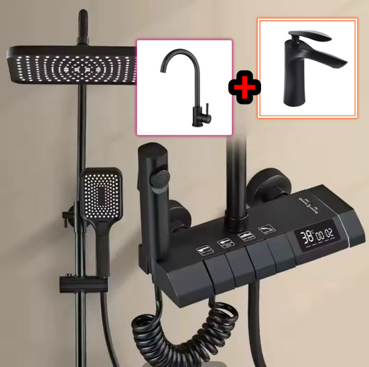 Pack colonne afficheur + lavabo + cuisine