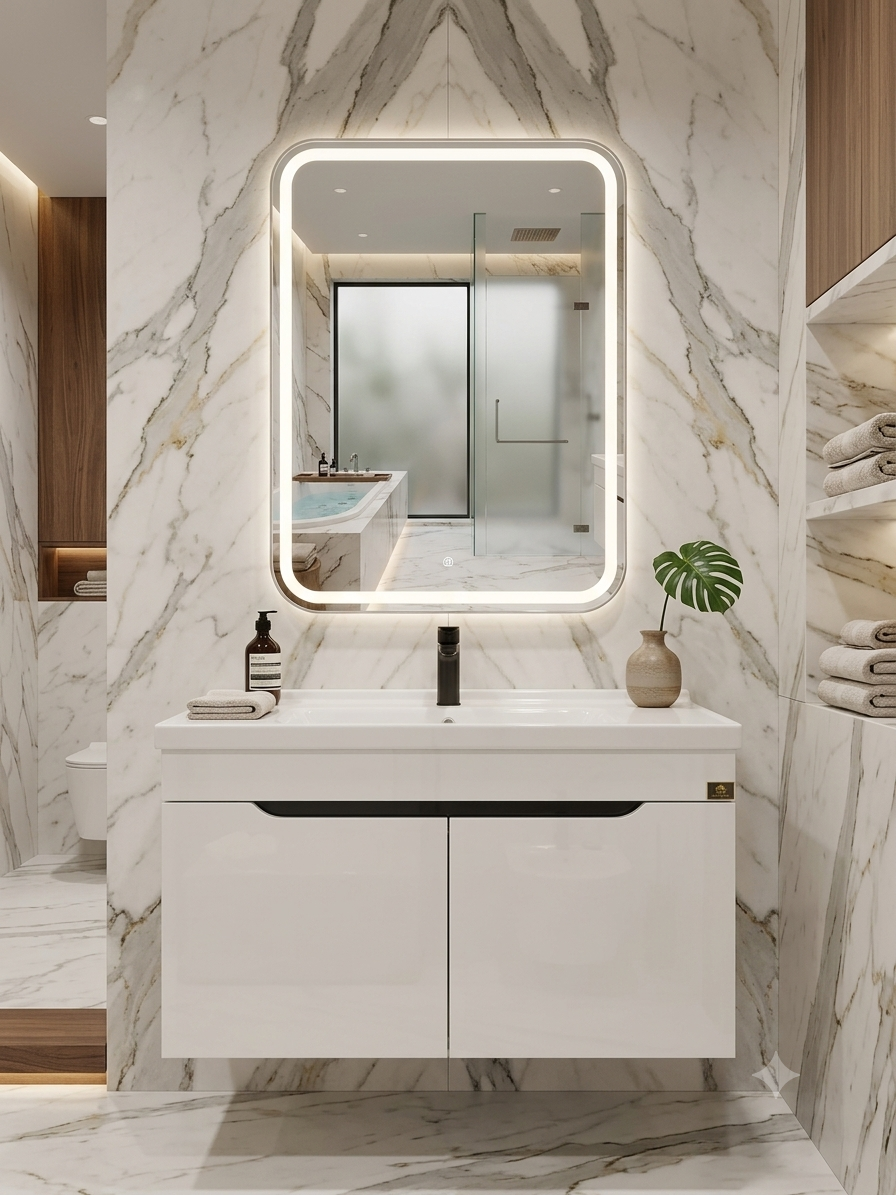 MEUBLE DE DOUCH 80cm 2porte