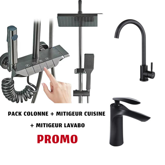 Pack colonne + lavabo + cuisine